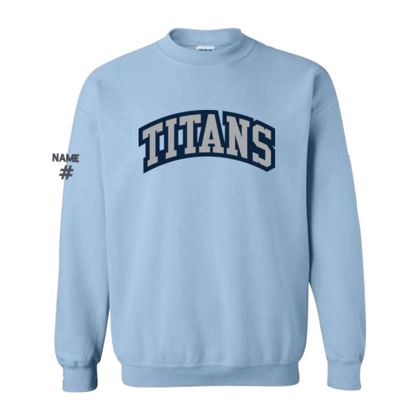 Gildan Unisex Titans Twill Crewneck Thumbnail