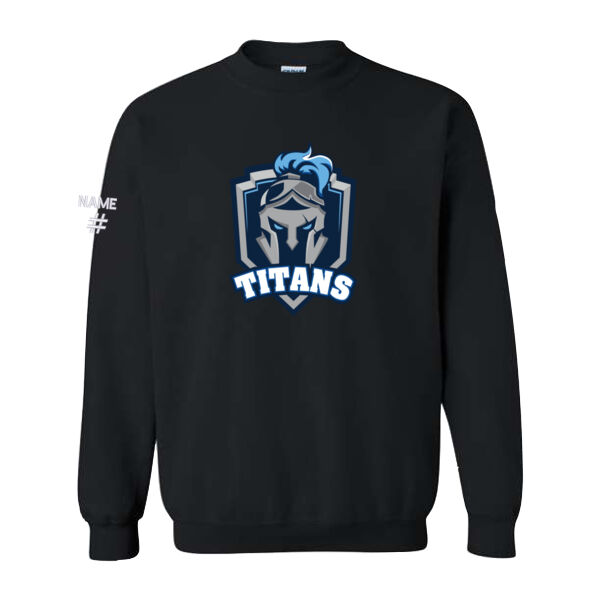 Gildan Unisex Crest Printed Crewneck Thumbnail