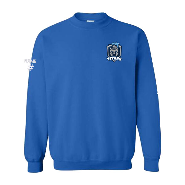 Gildan Unisex Emblem Printed Crewneck Thumbnail