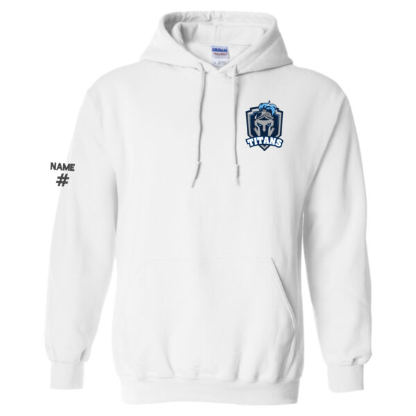 Gildan Unisex Emblem Printed Hoodie Thumbnail