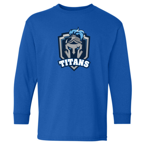 Gildan Youth Crest Printed Long Sleeve Thumbnail