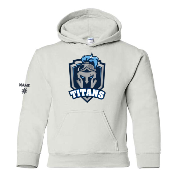 Gildan Youth Crest Printed Hoodie Thumbnail