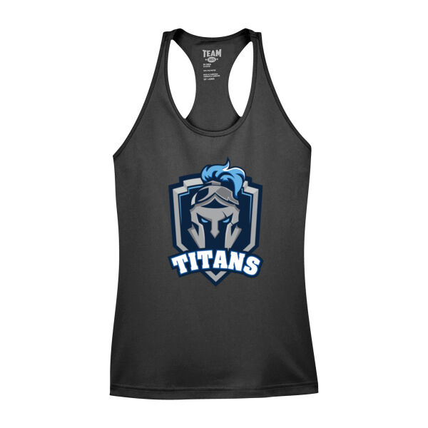 Team 365 Women's Crest Printed Tank Top Thumbnail