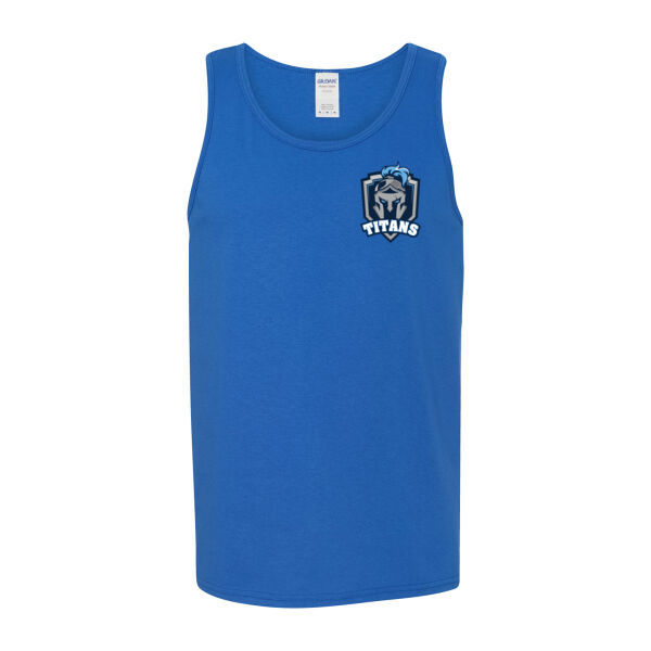 Gildan Men's Emblem Printed Tank Top Thumbnail