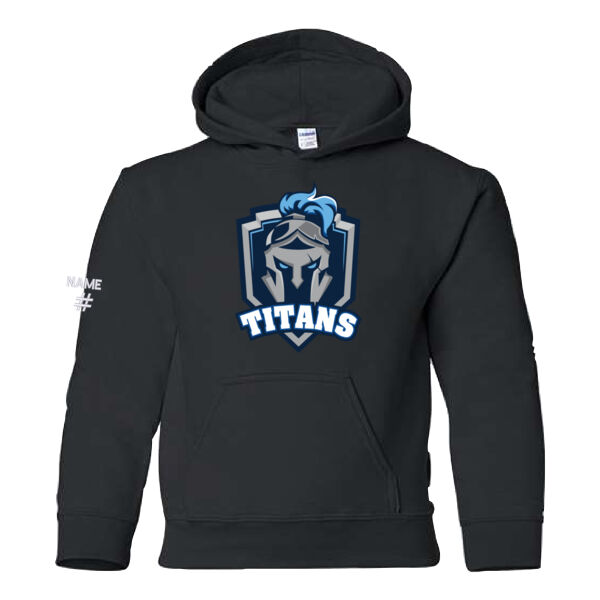 Gildan Youth Crest Printed Hoodie Thumbnail