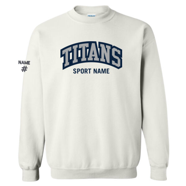 Gildan Unisex Titans Sport Twill Crewneck Thumbnail
